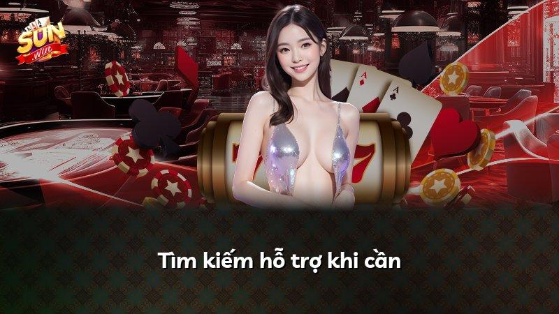 Tìm kiếm hỗ trợ khi cần